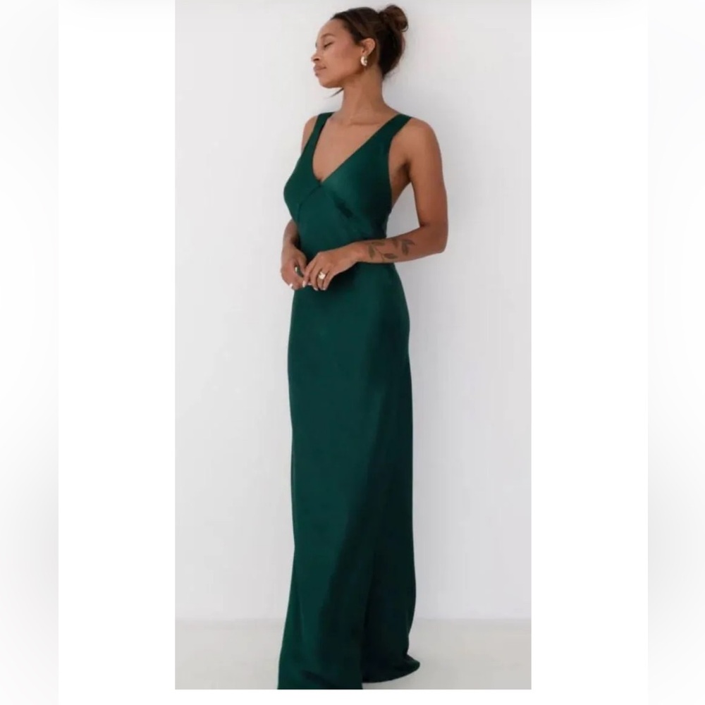 Rumored Sunset Strip Maxi in Emerald Green